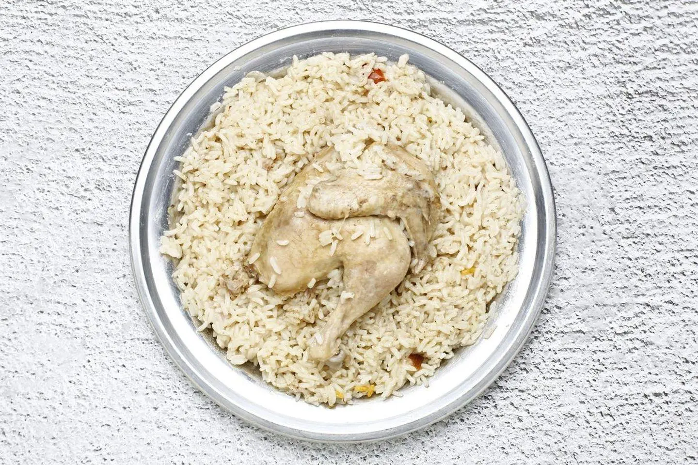 مضغوط أبيض - نص حبة دجاج