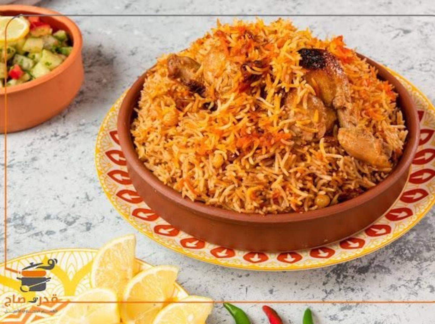 رز بخاري - نصف دجاجة