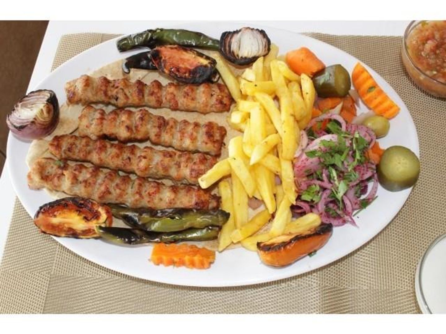 كباب دجاج - صحن