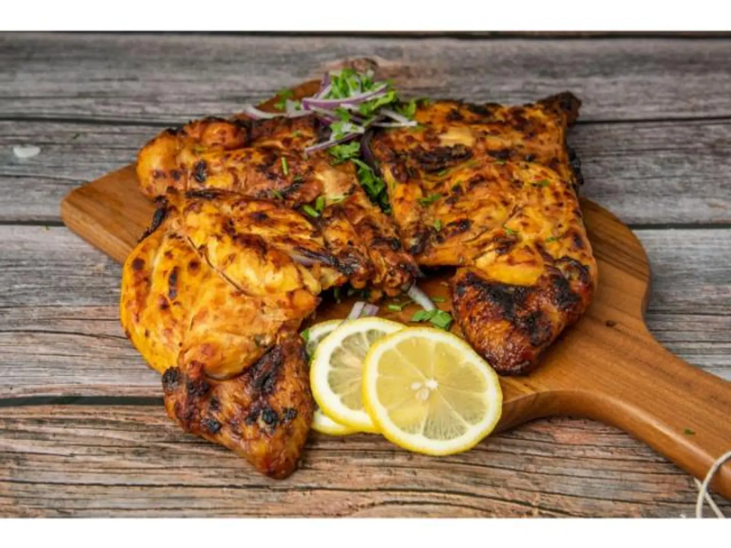 دجاج مشوي عالفحم - ربع حبة دجاج