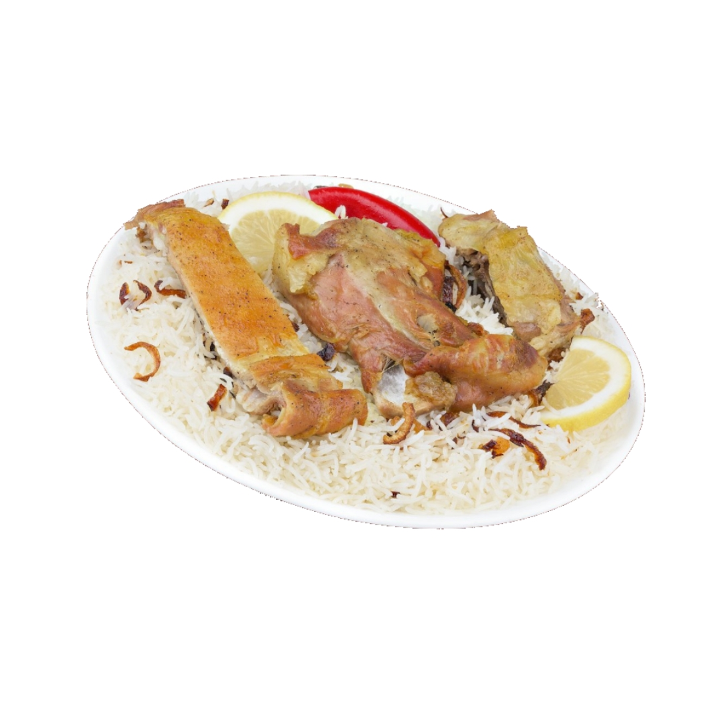 One Person Mandi Meat - Hadrami Rice