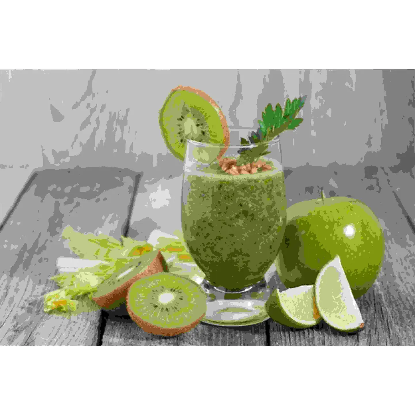 عصير كيوي ليمون - وسط