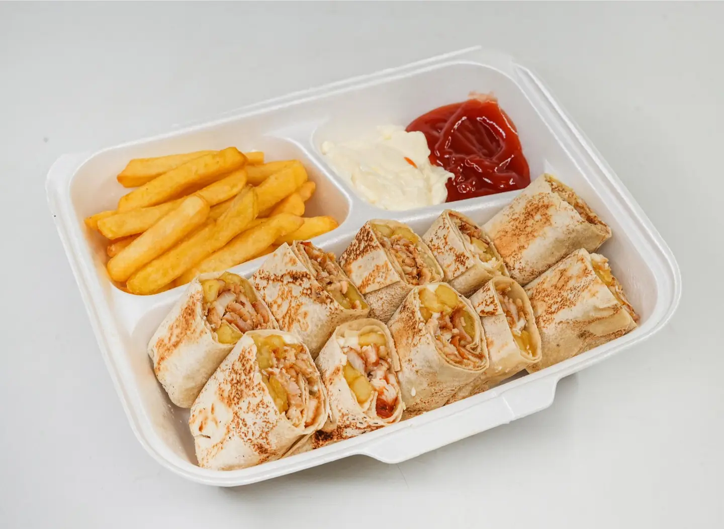 Arabic Chicken Shawarma With Cheese - 5 Pieces