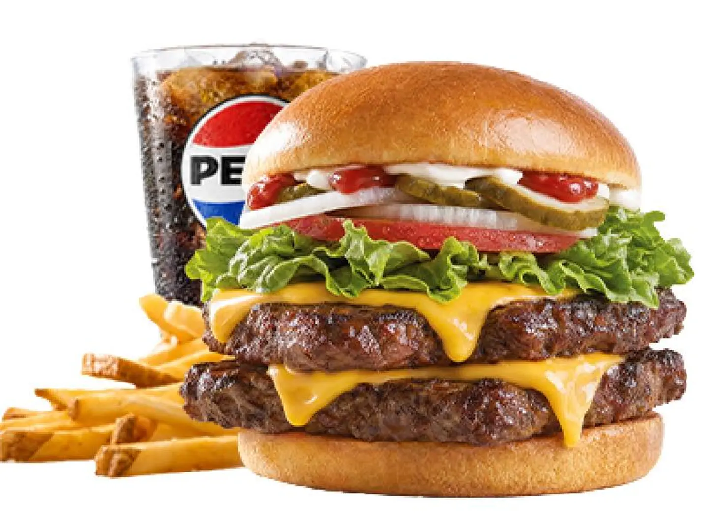 Wendy's Double Reg Meal Del - Medium