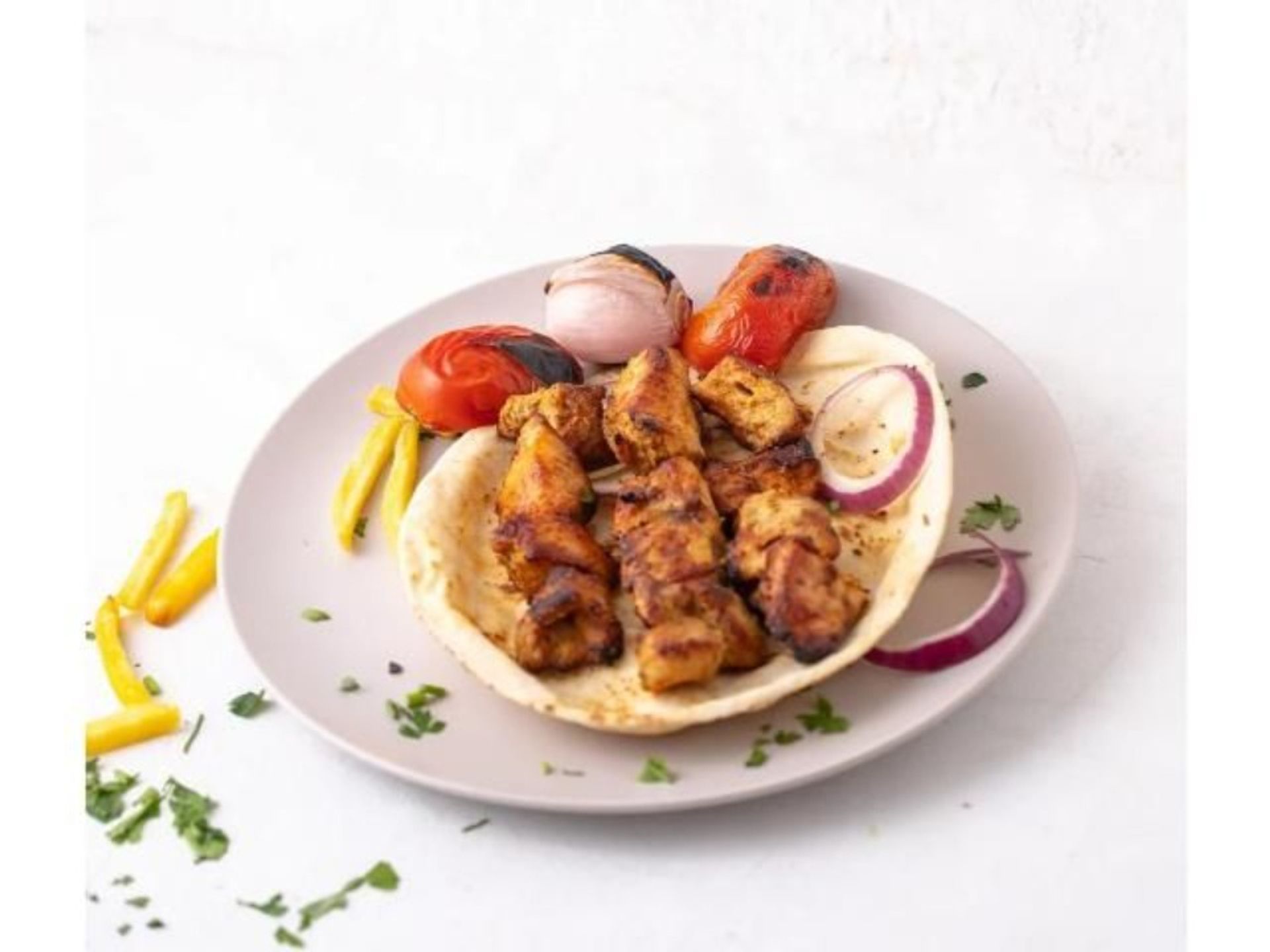 شيش طاووق مع العظم بدون أرز - نفر