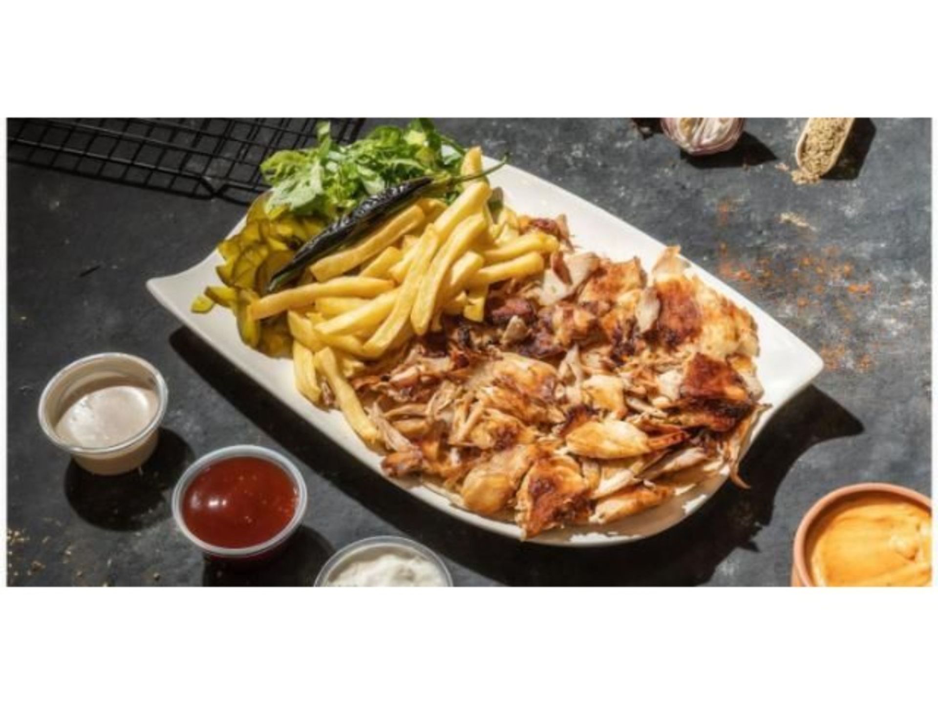 صحن شاورما - صغير