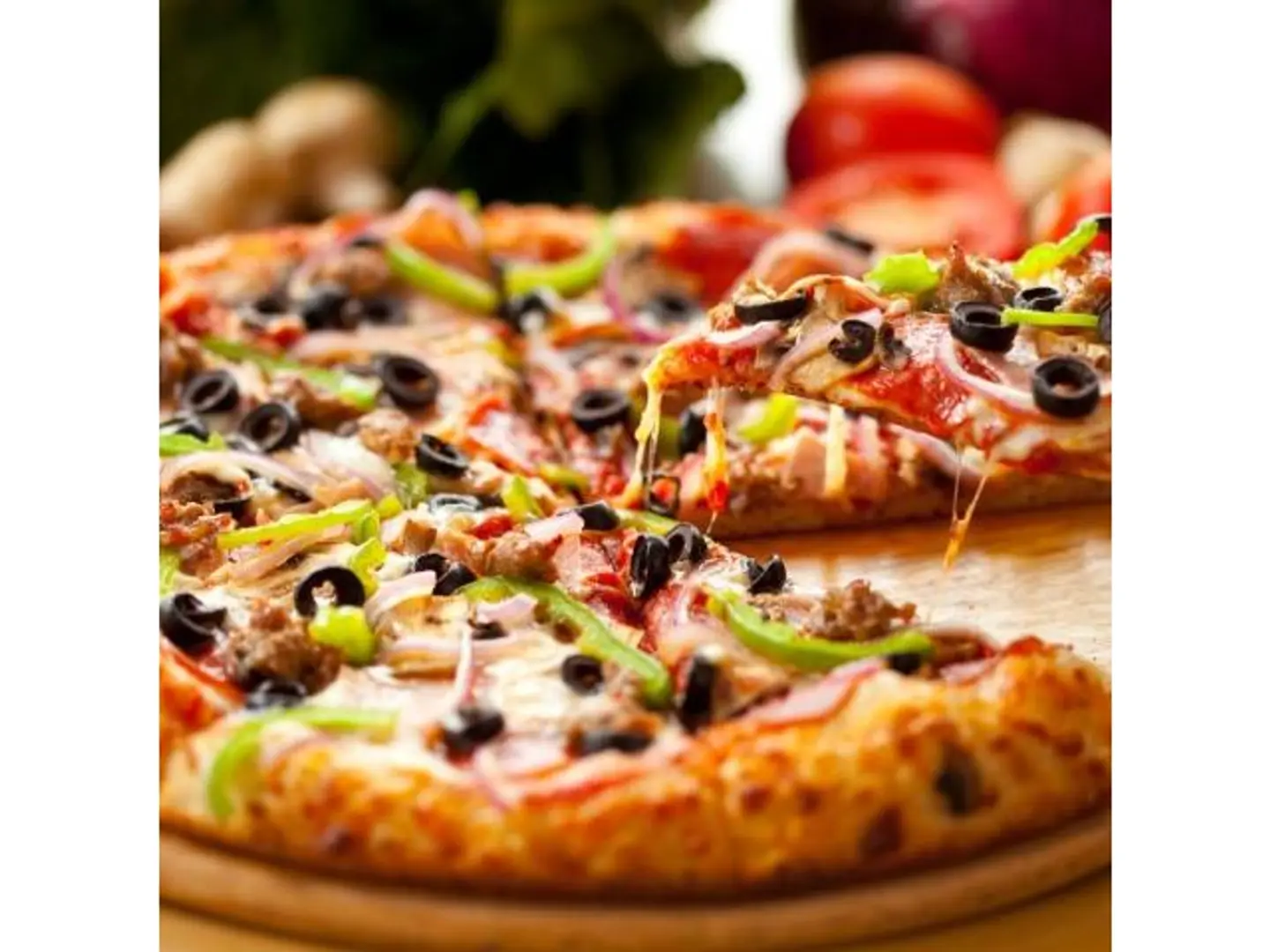 بيتزا خضار - صغير