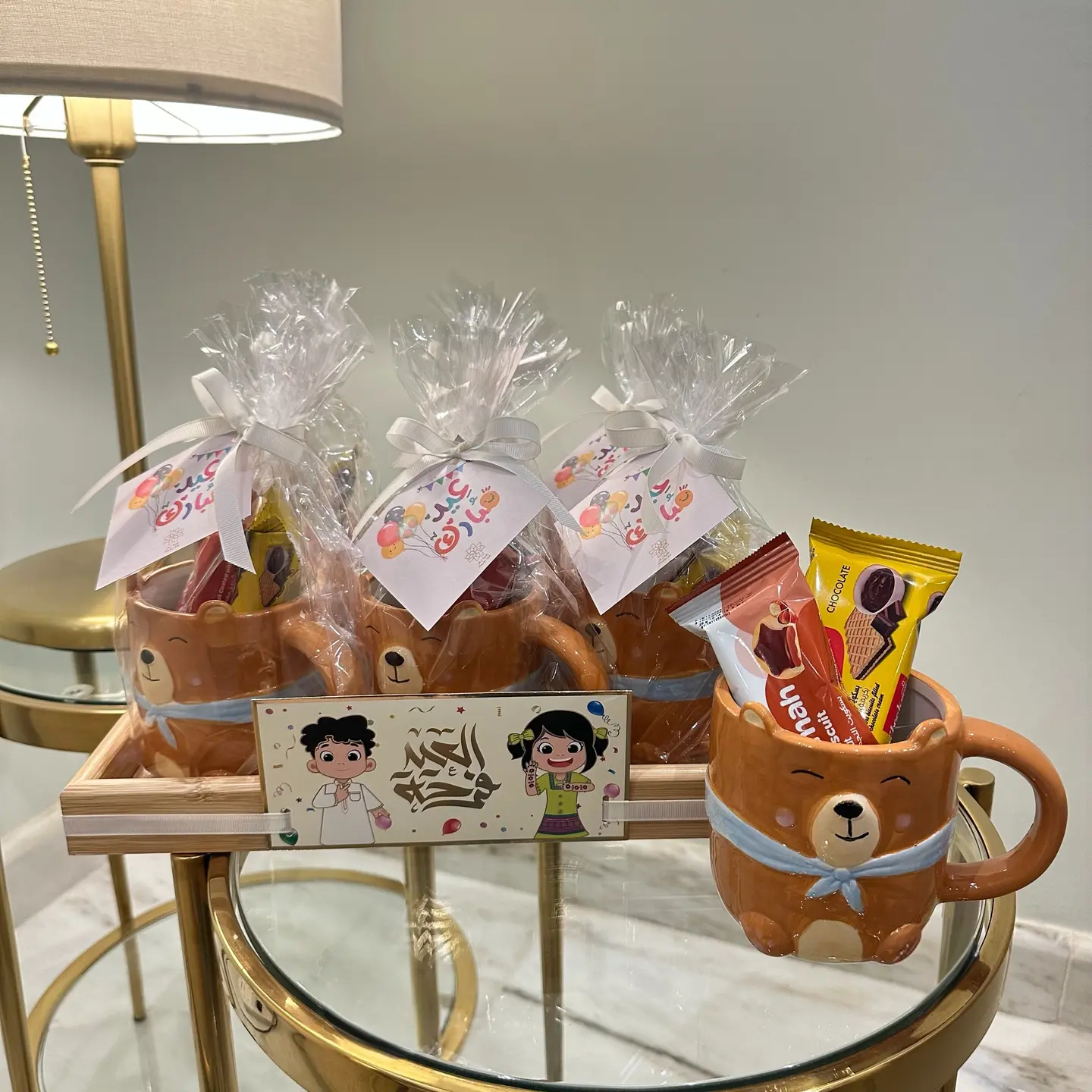 توزيعات عيد 5 - 6 اكواب