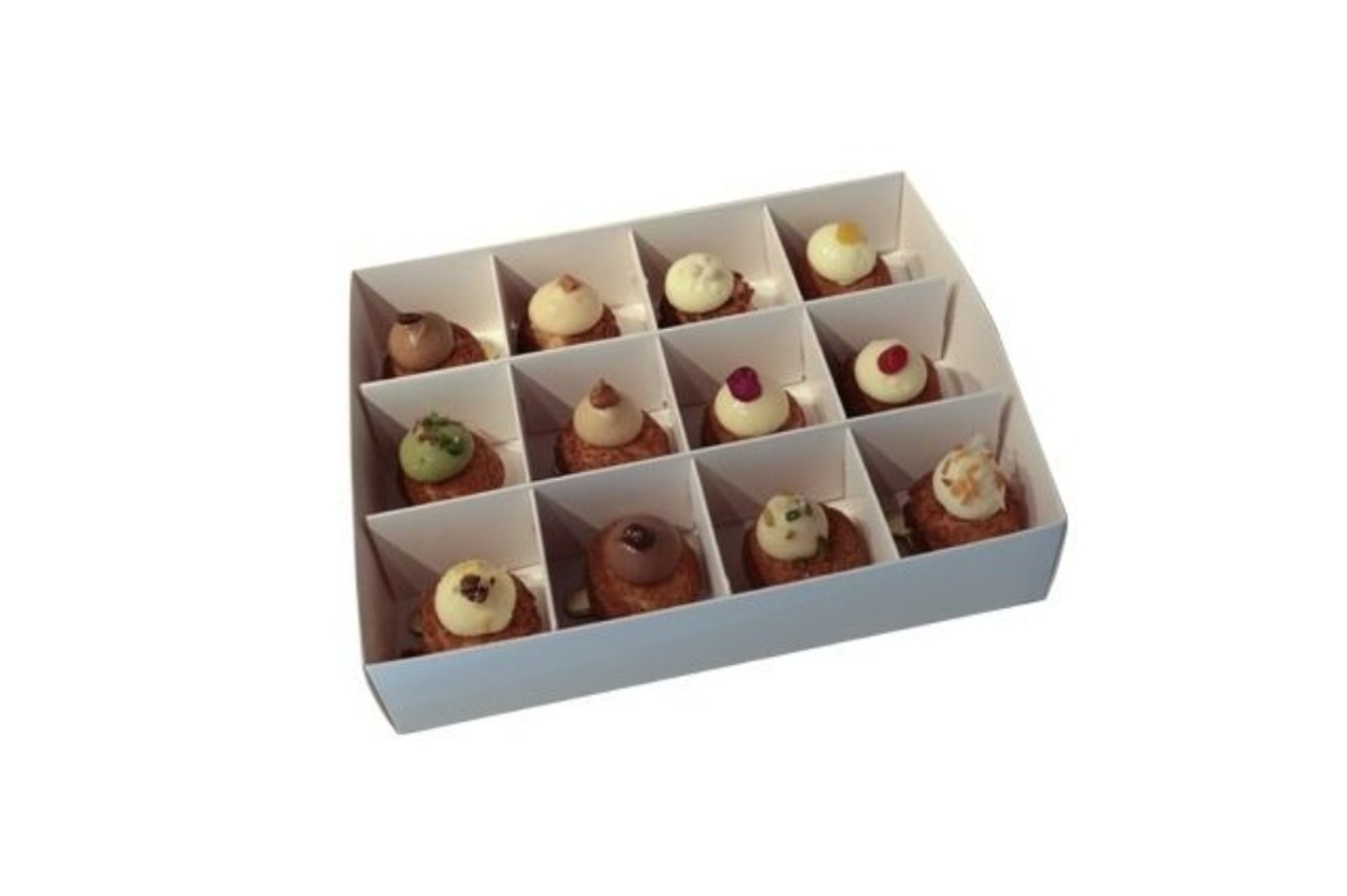 Choux Buns Box - Classic Chocolate/ Lotus/ Pistachio/ Strawberry/ Mango/ Salted Caramel