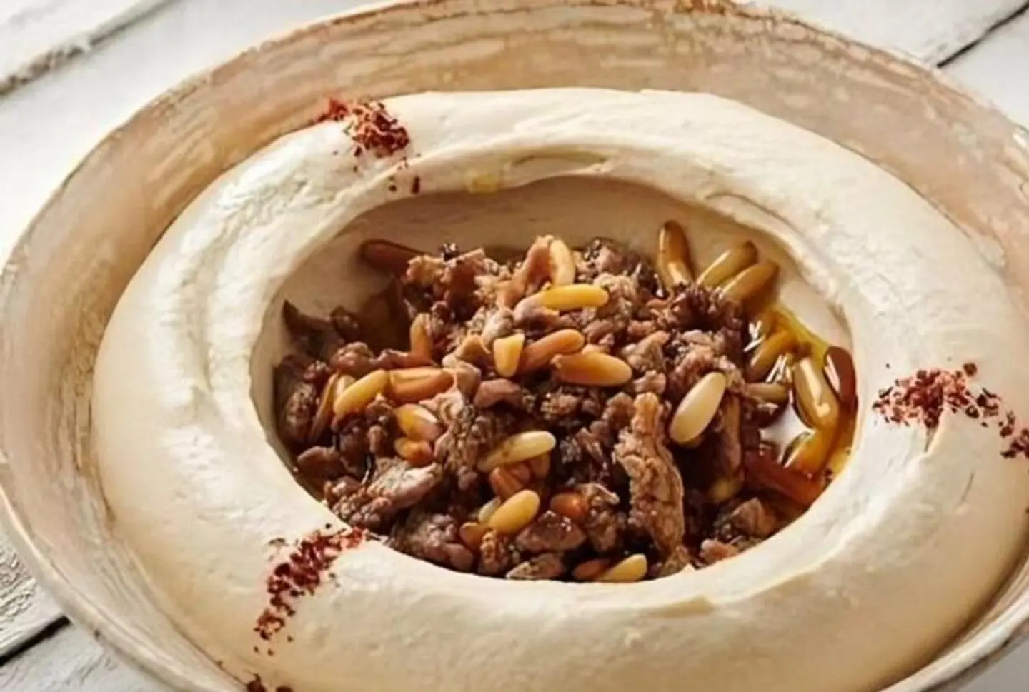 Hummus With Meat - Small
