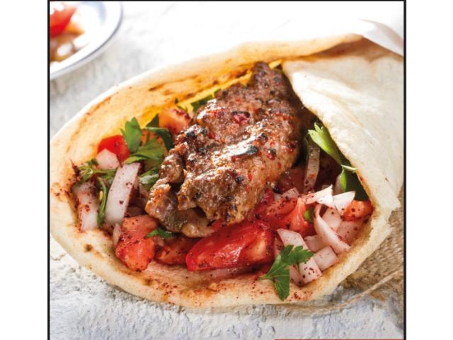 ساندوتش كباب بالحمص - صغير