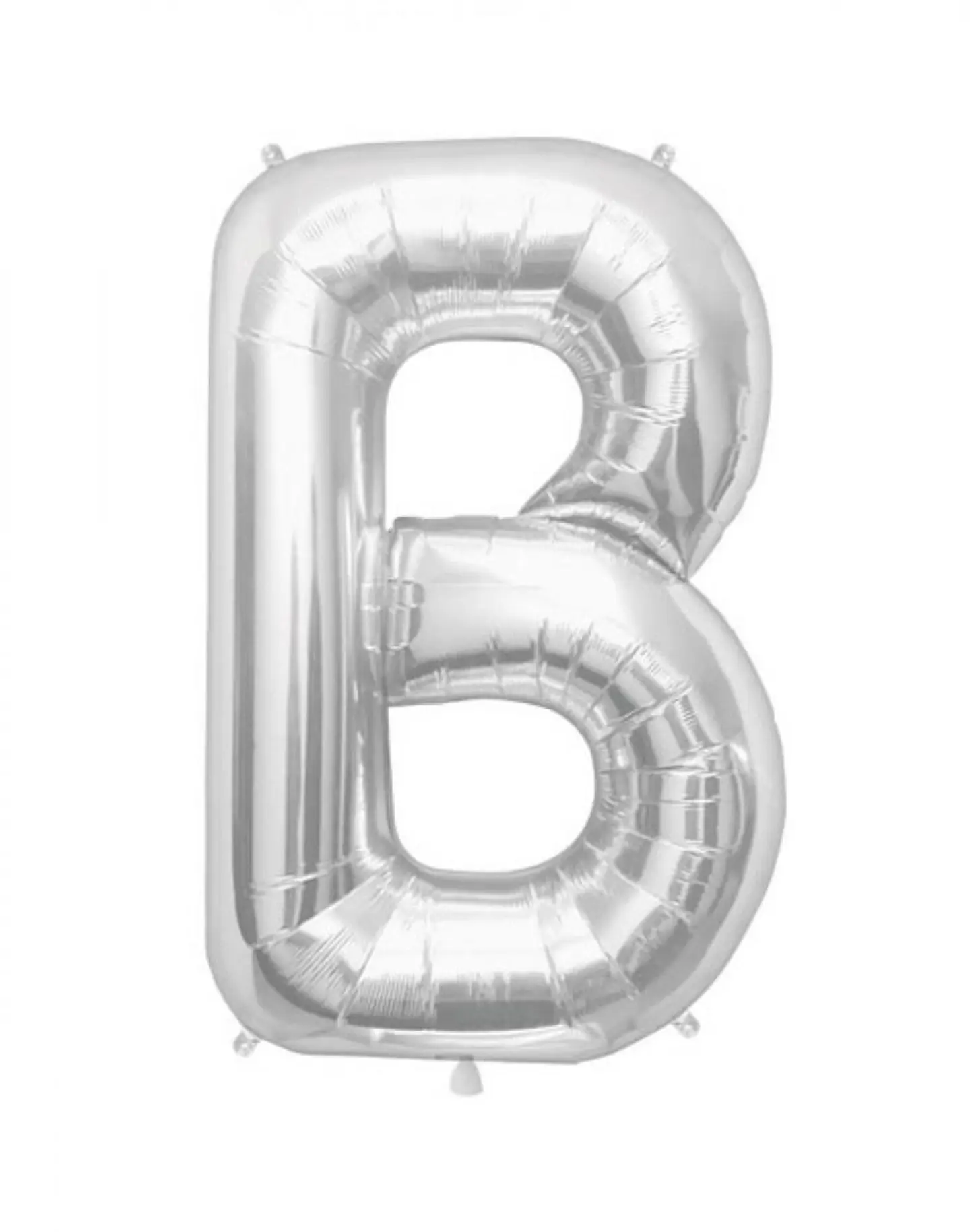 بالون بحرف ب - فضي