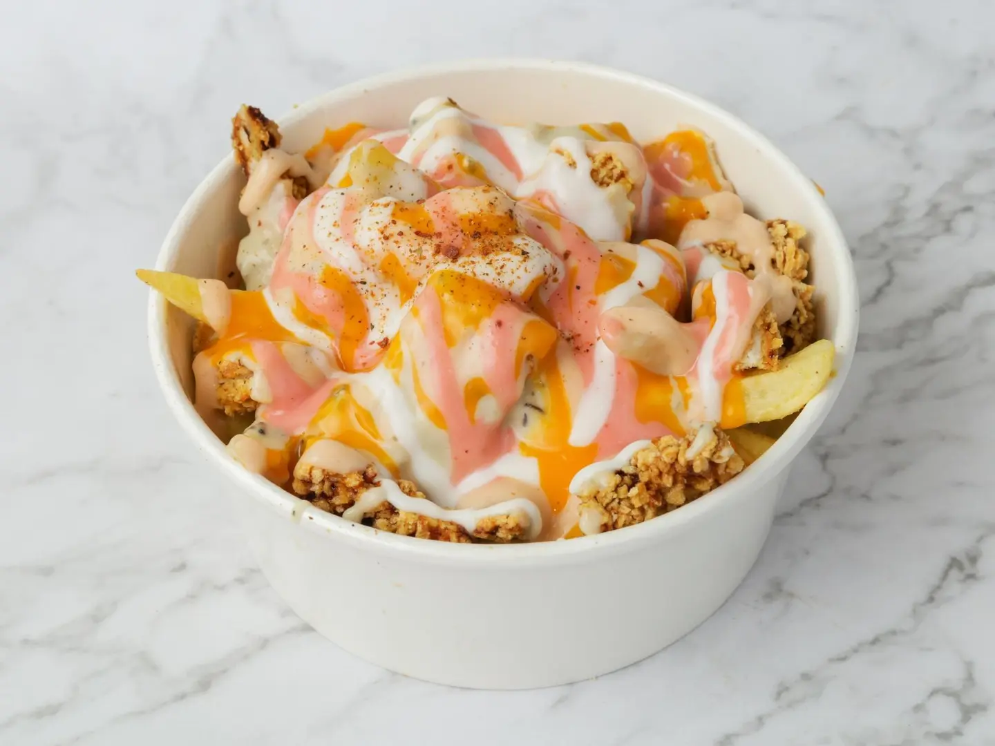 تشكن فرايز - صغير