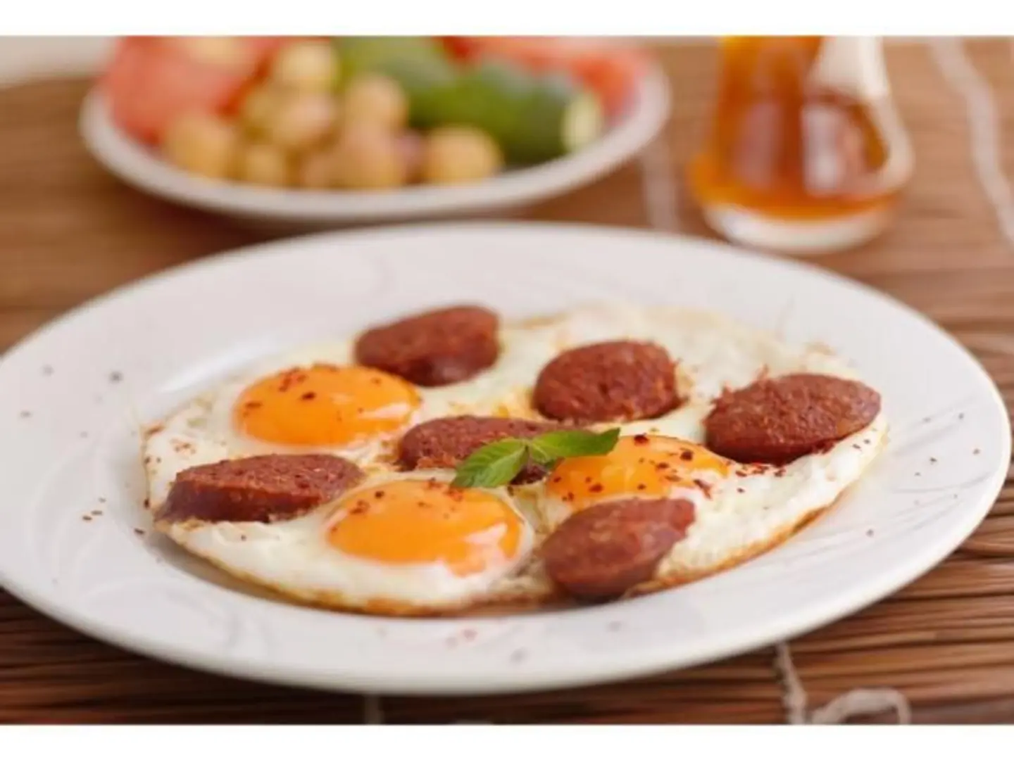 Hot Dog With Fried Eggs - Small