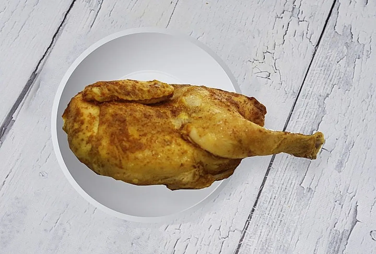 Plain Chicken Mandi - Half A Chicken