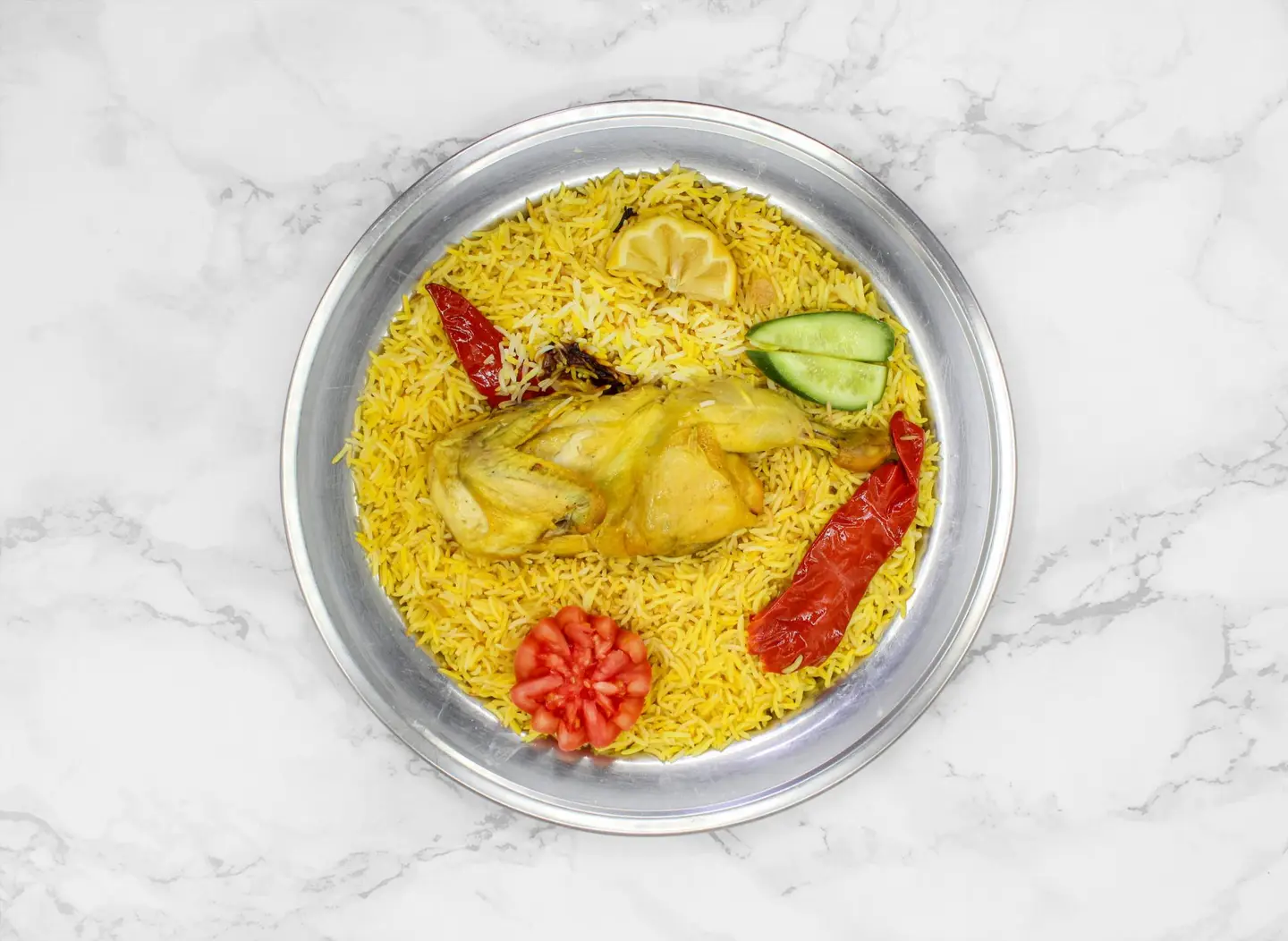 دجاج مندي - نص حبة دجاج