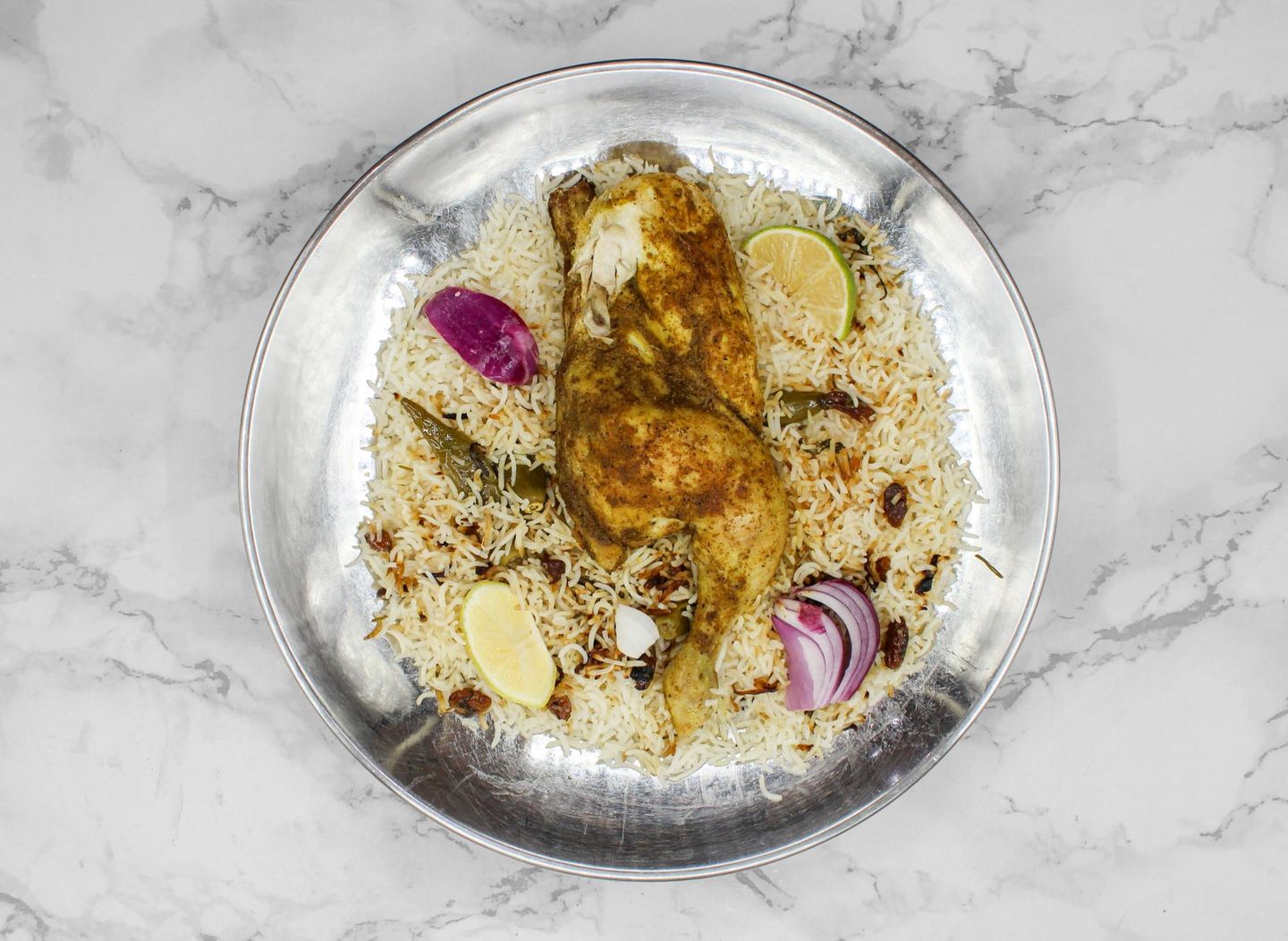 دجاج حنيذ - نص حبة
