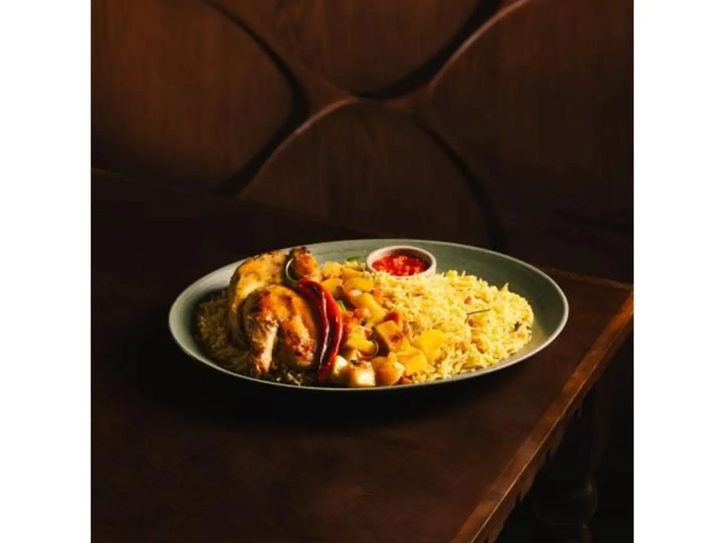 دجاج حنيذ - ربع دجاجة