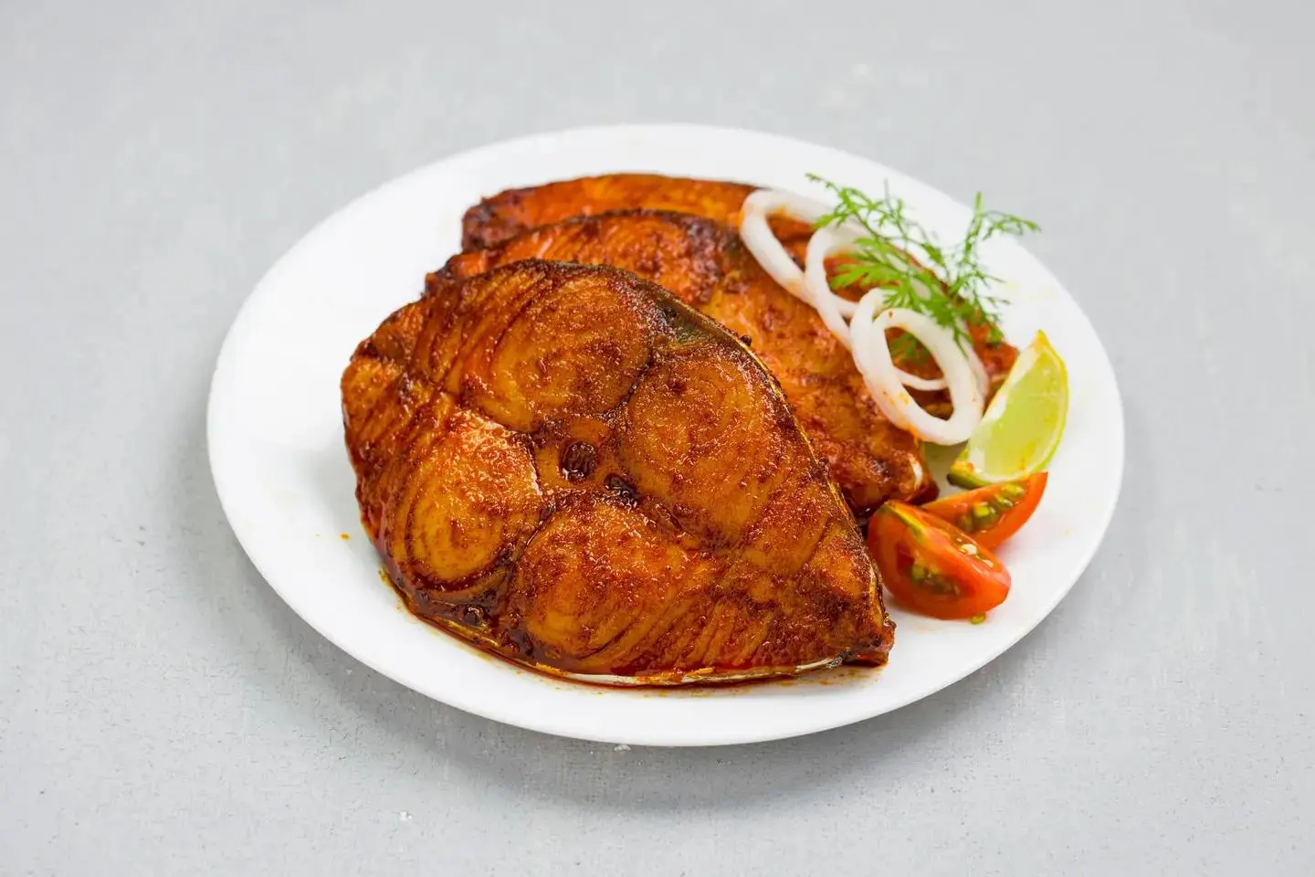 سلمون - مقلي