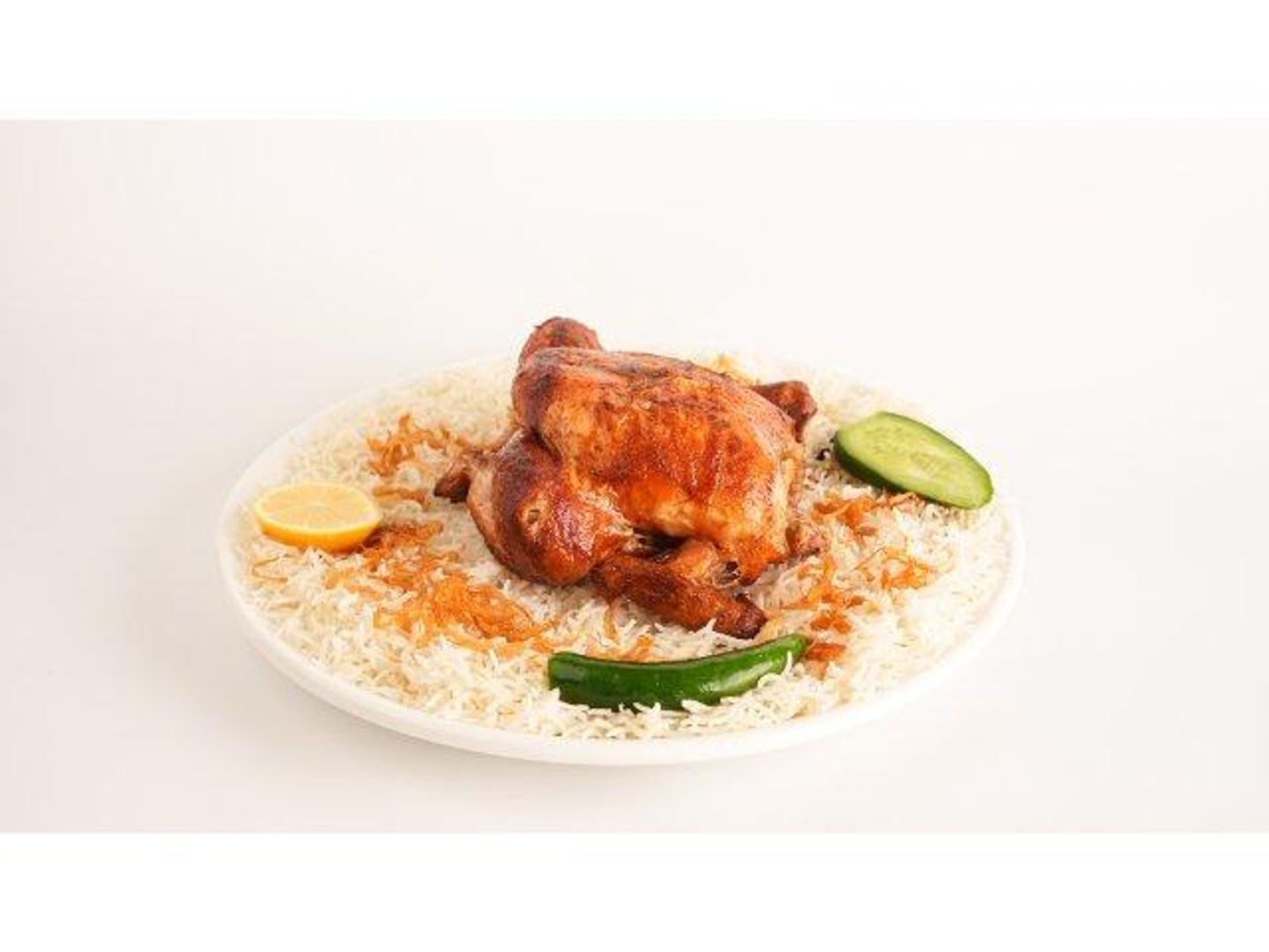دجاج شواية - رز سعودي - ربع