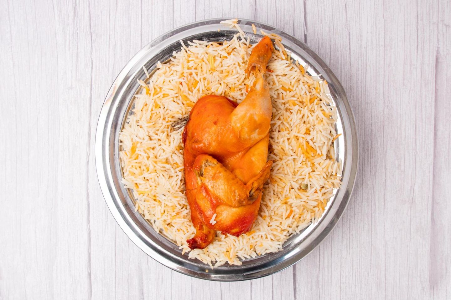 Mandi Chicken With Rice - Half Chicken