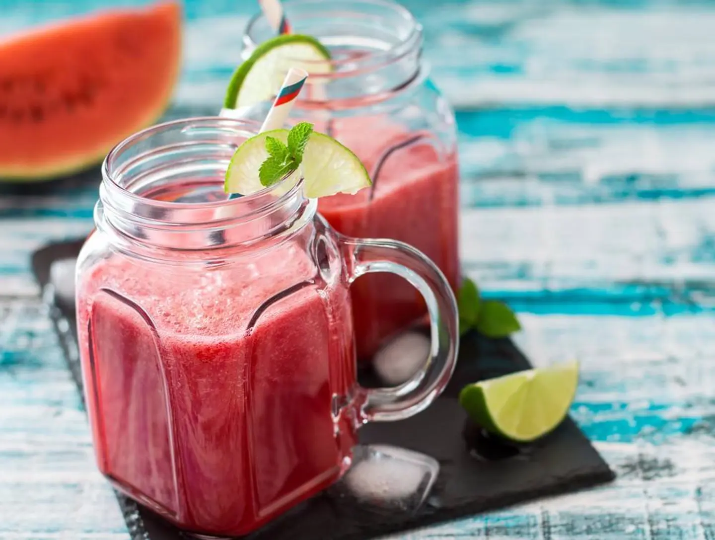 Watermelon Juice With Strawberry - Galon Litter And Half