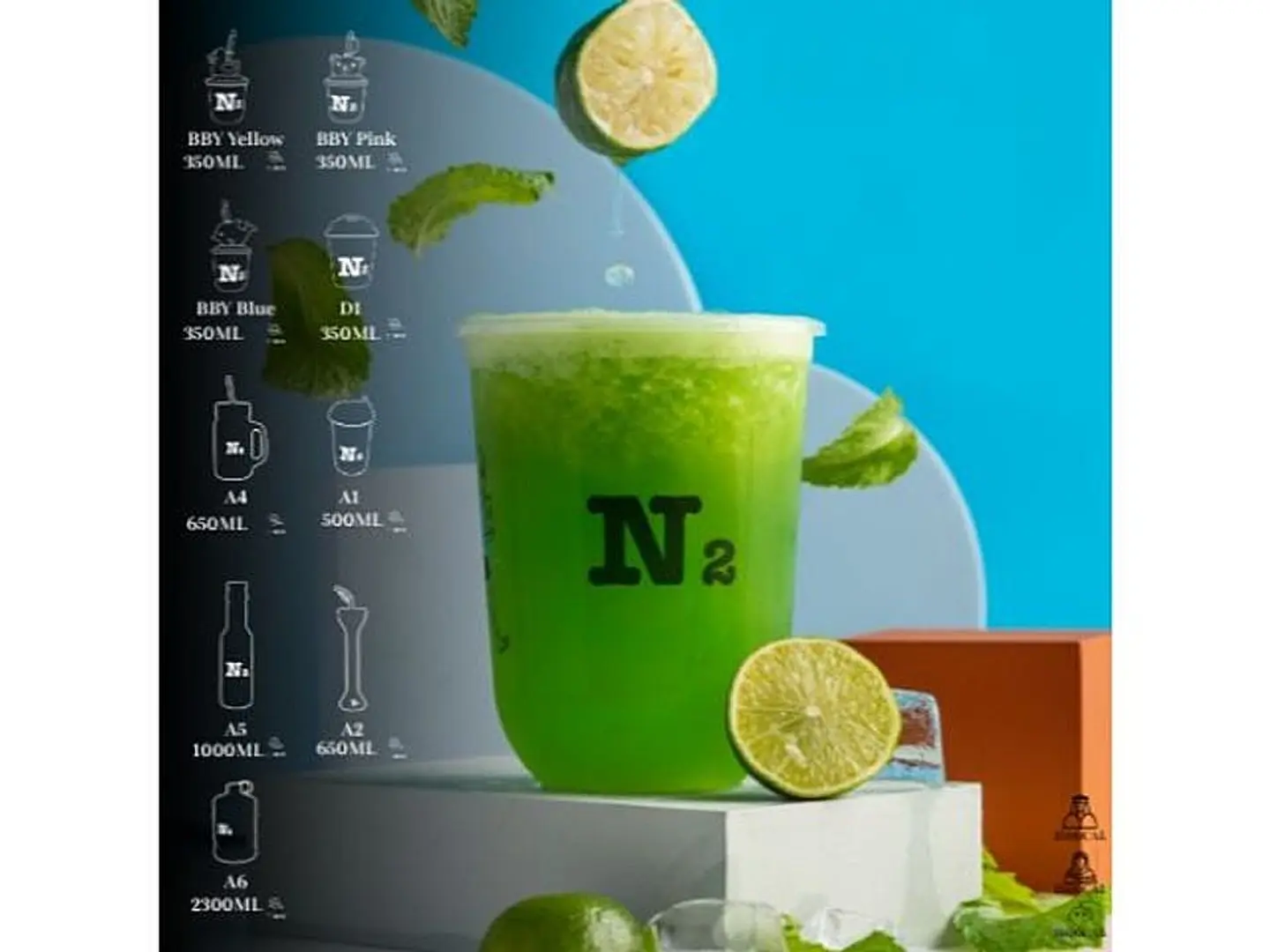 Lemon Mint - D1 (350ml)