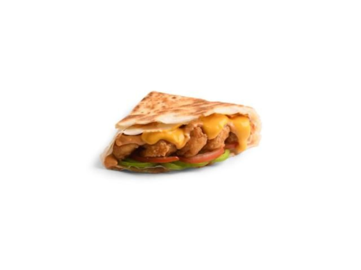 Fried Shrimp Crepe - Sandwich