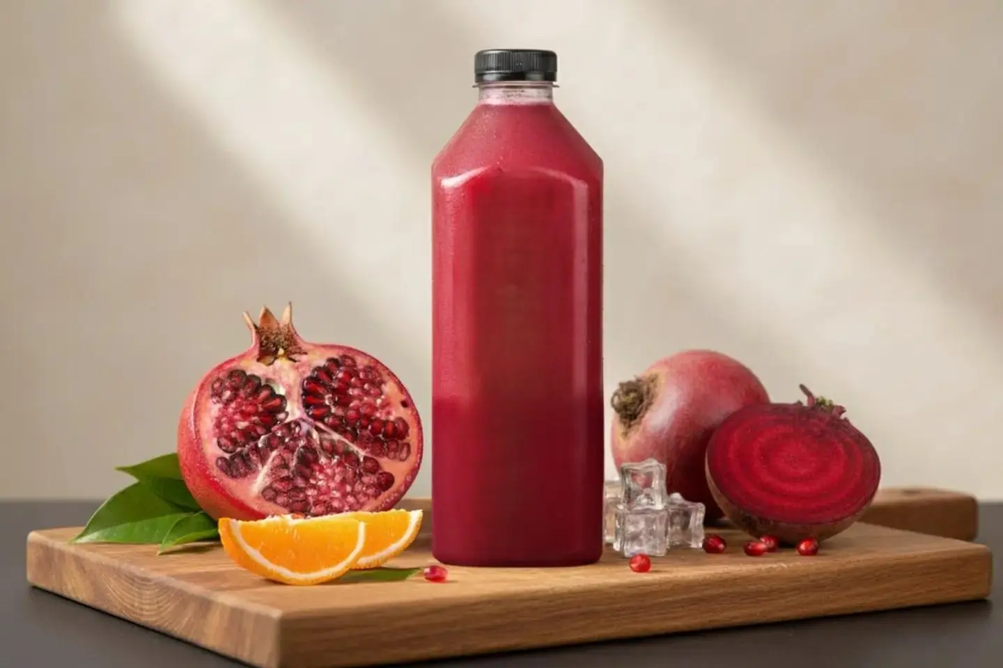 Beetroot Orange Pomegranate Strawberry Juice - Medium