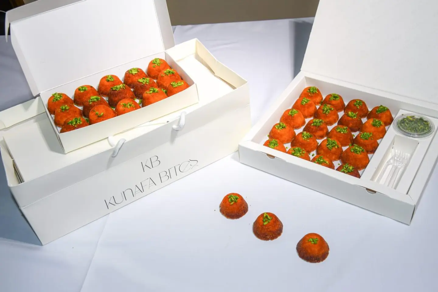Mini Kunafa Stuffed With Cheese And Cream - Small
