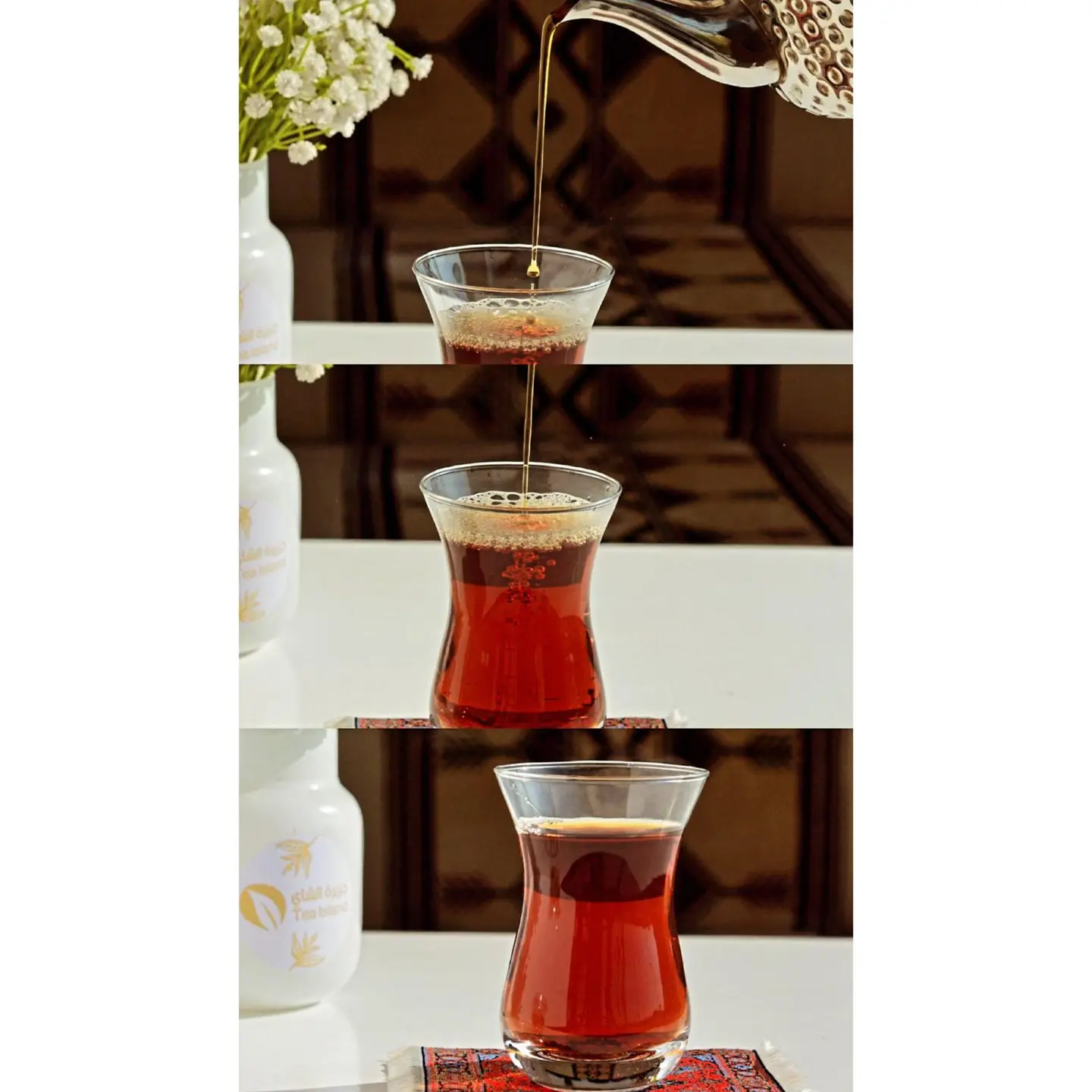 شاي بخار - كوب صغير