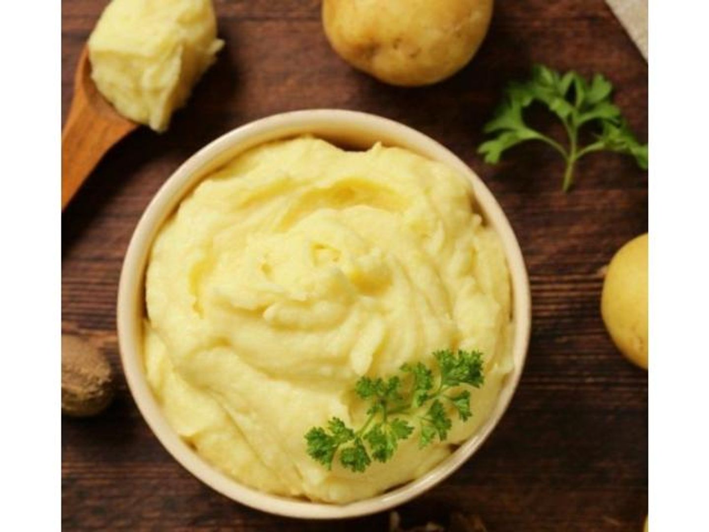 صحن بطاطس بوريه - وسط