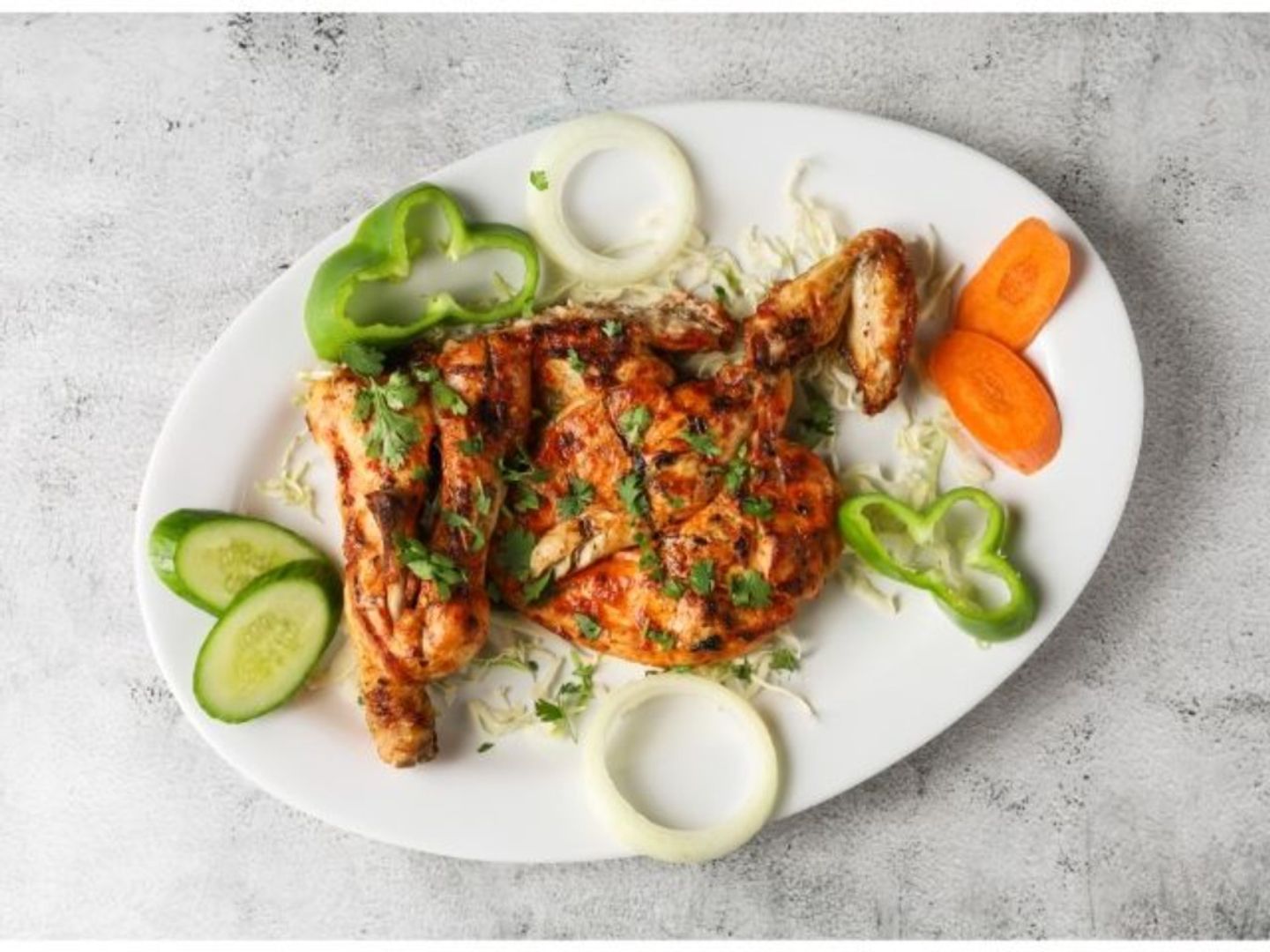 Charcoal Chicken Without Rice - Half