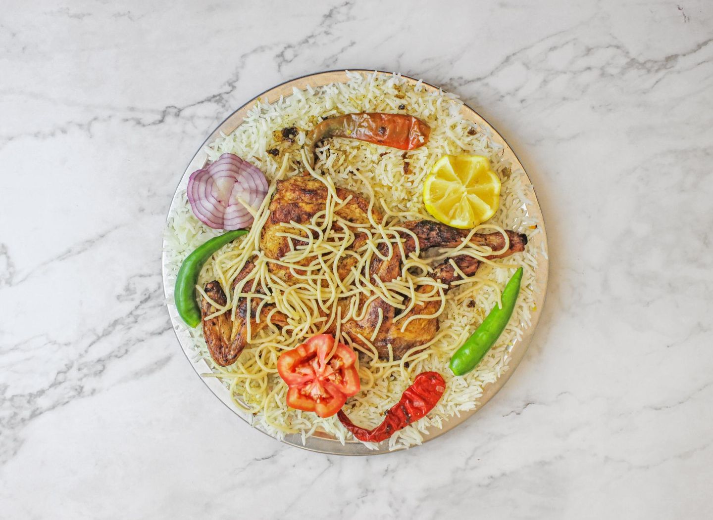 دجاج مظبي - نص حبة