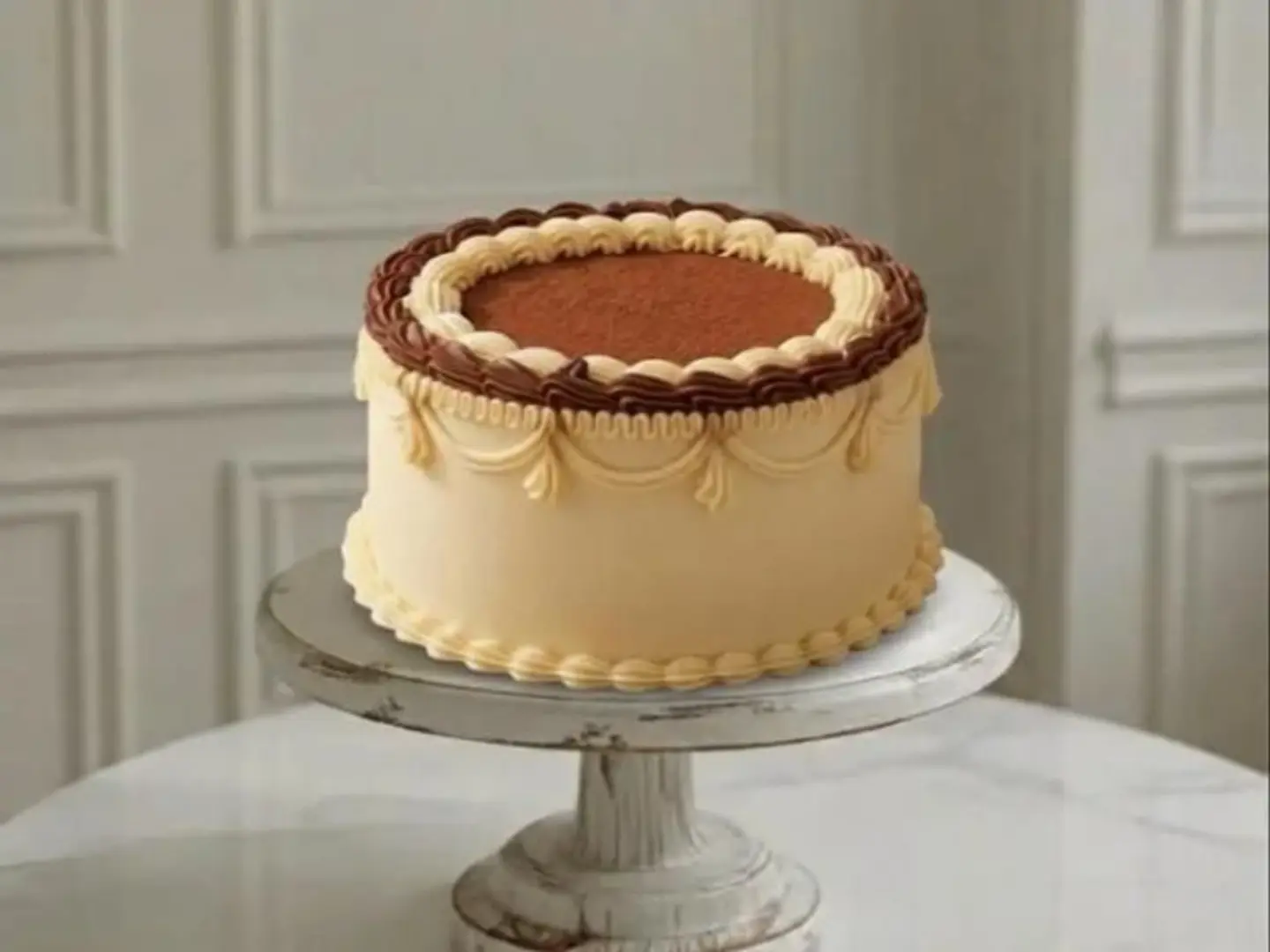 Caramel Cloud Cake - Medium Size 8 Inches