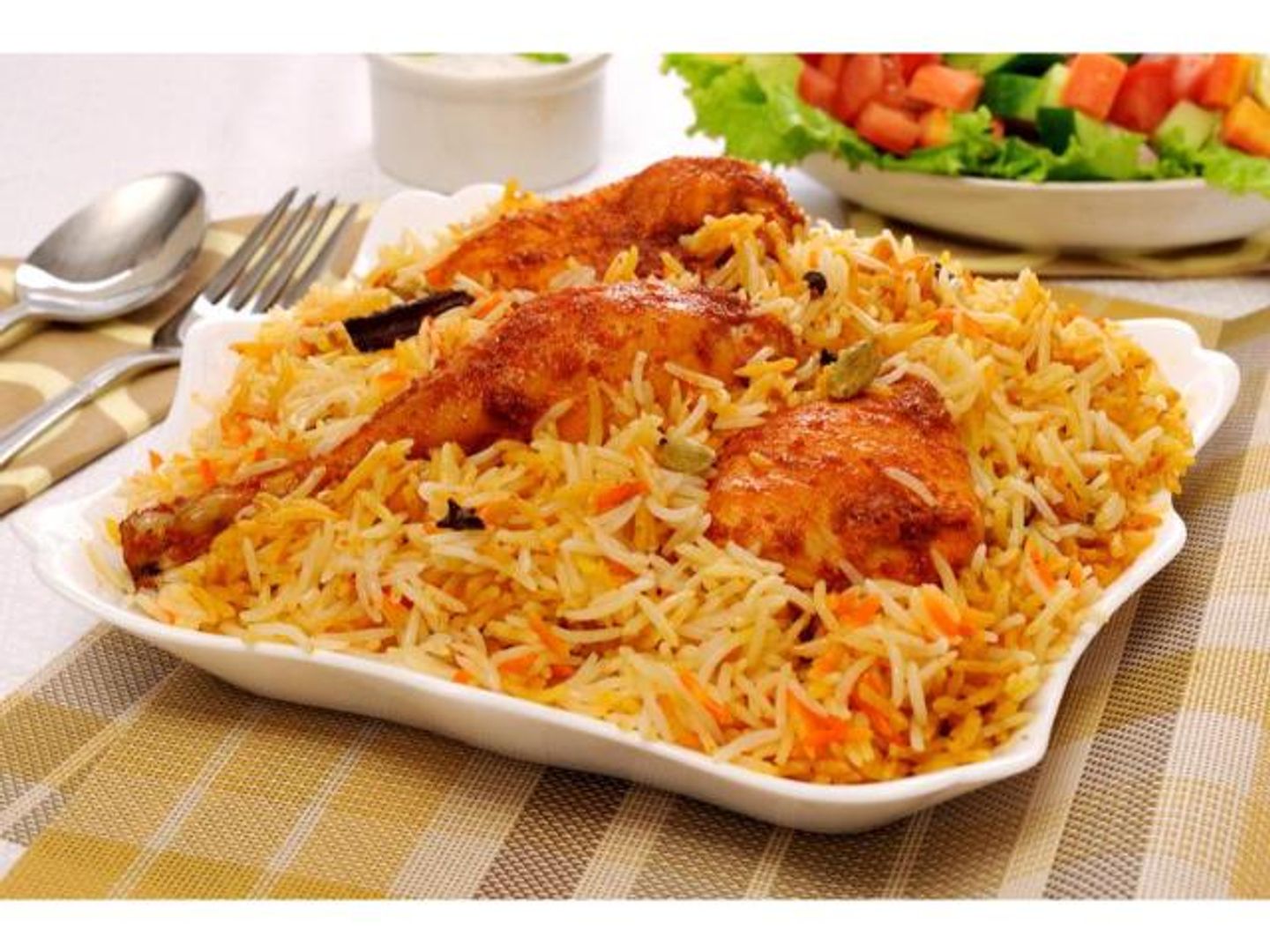 دجاج برياني - نصف