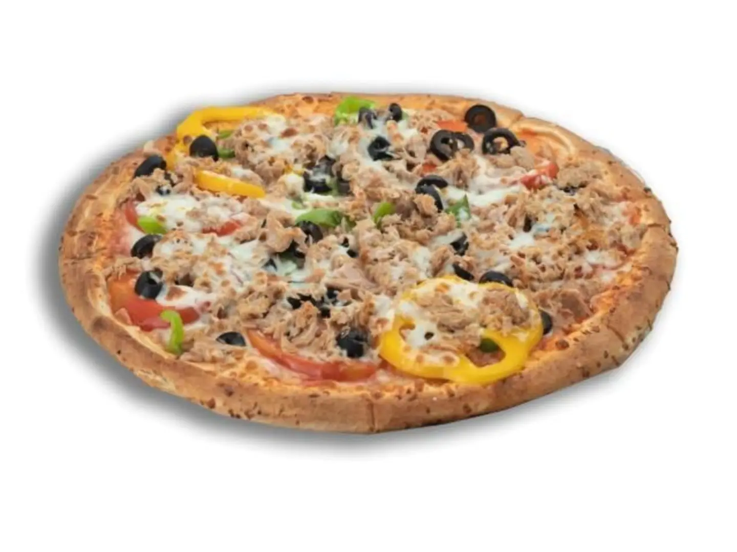 بيتزا تونة مع خضار - صغير