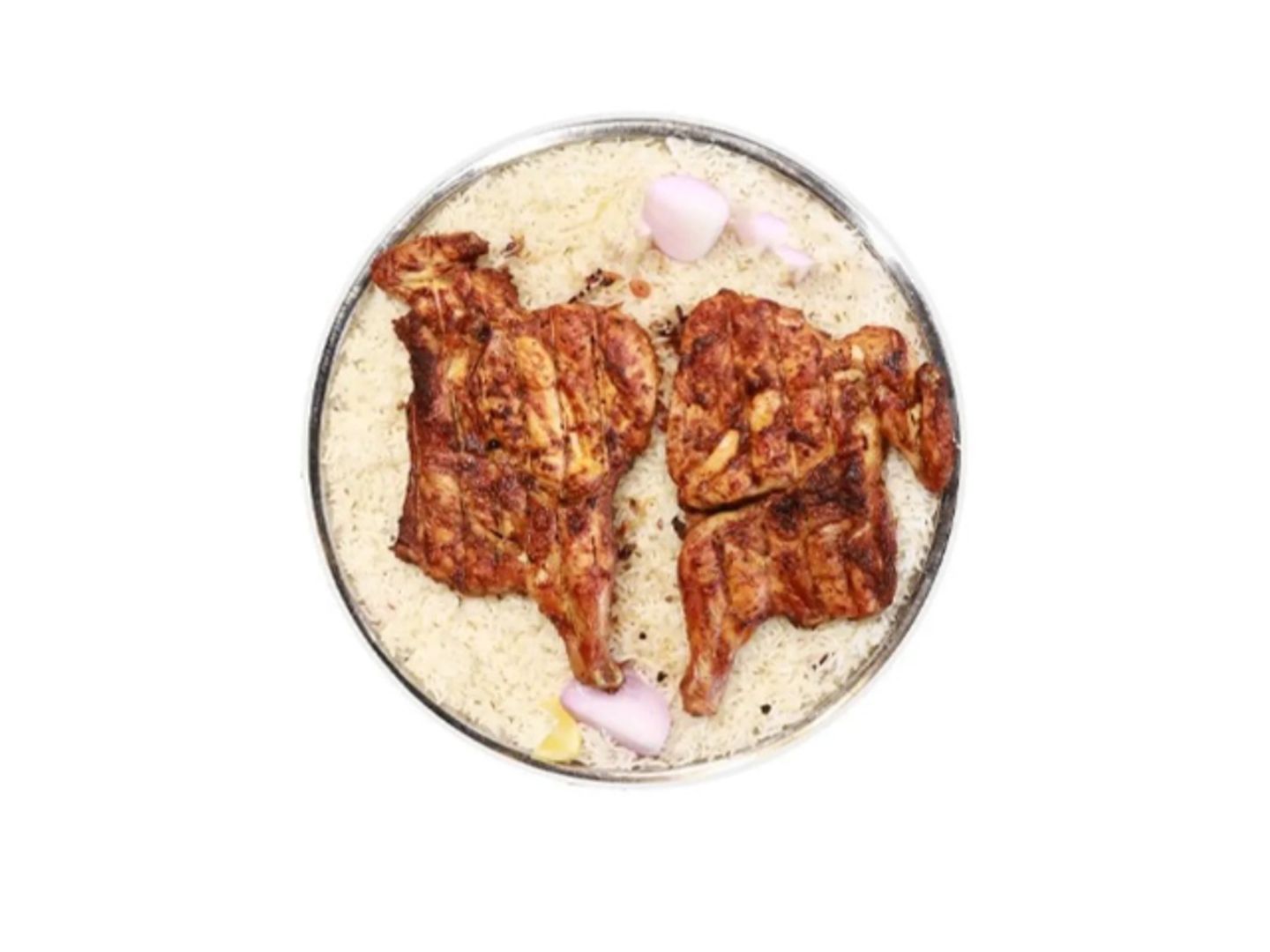 دجاج فحم - نص حبة دجاج