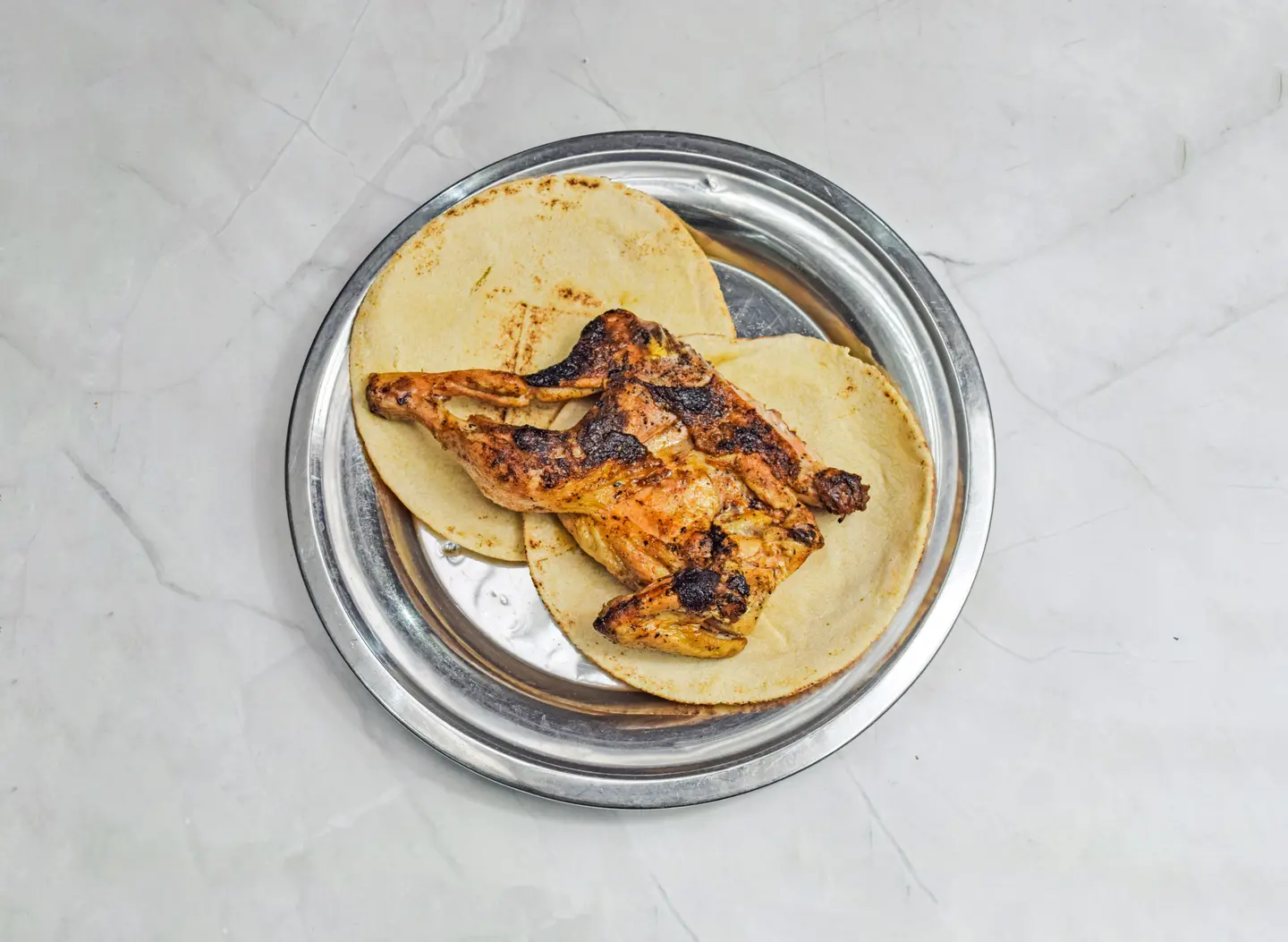 نصف دجاجة مظبي - بدون رز