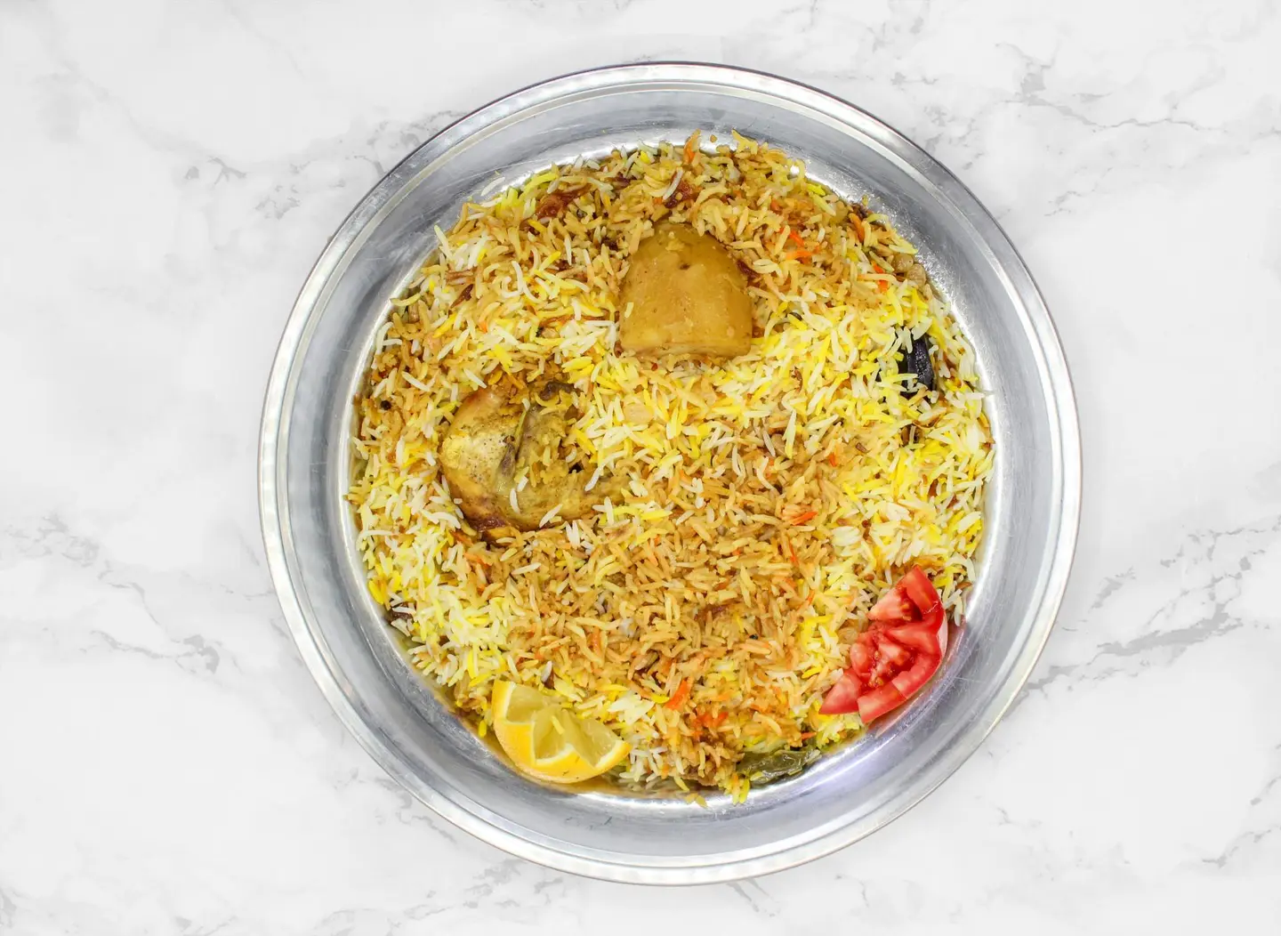 دجاج زربيان - نص حبة دجاج