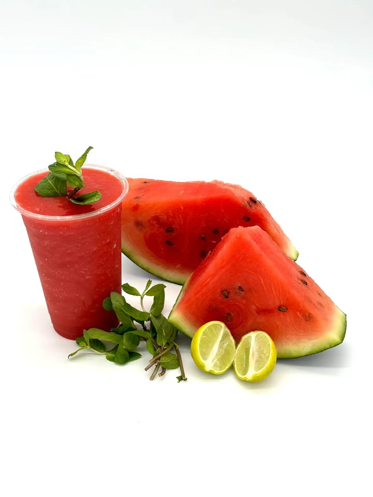 بطيخ مع ليمون مع نعناع - وسط