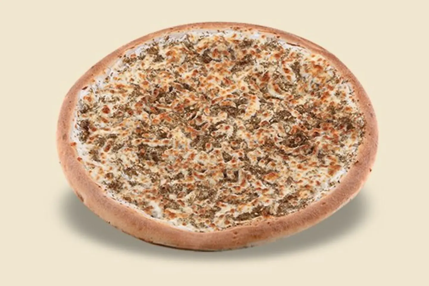 بيتزا جبنة ولبنة وزعتر - وسط