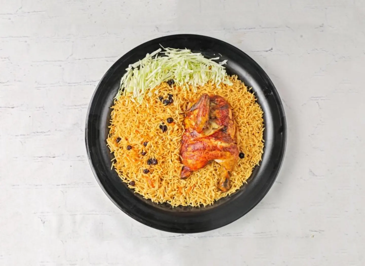 Grilled Chicken With Rice - Half A Chicken