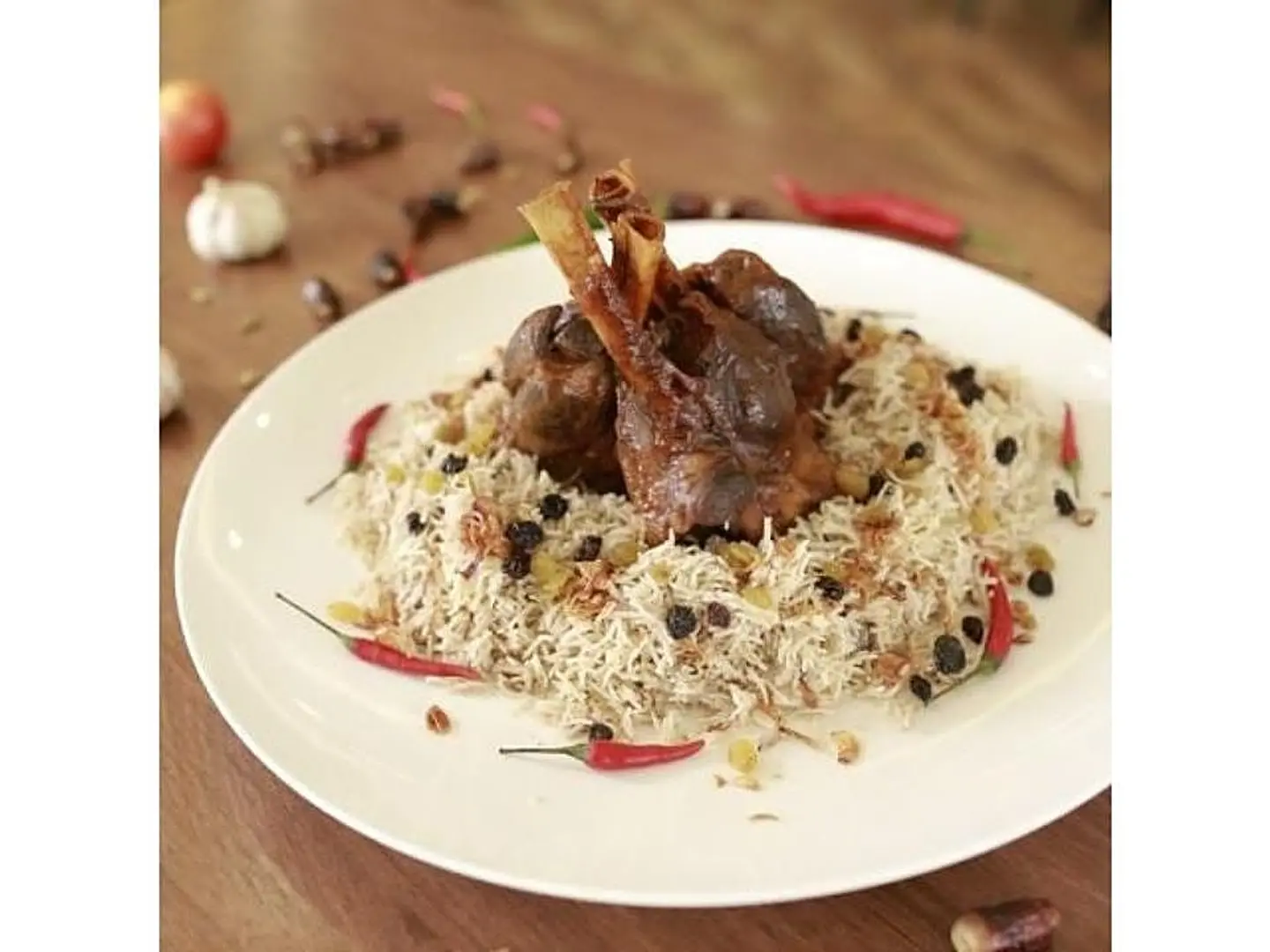 A Person Of White Pressed Meat - Goat