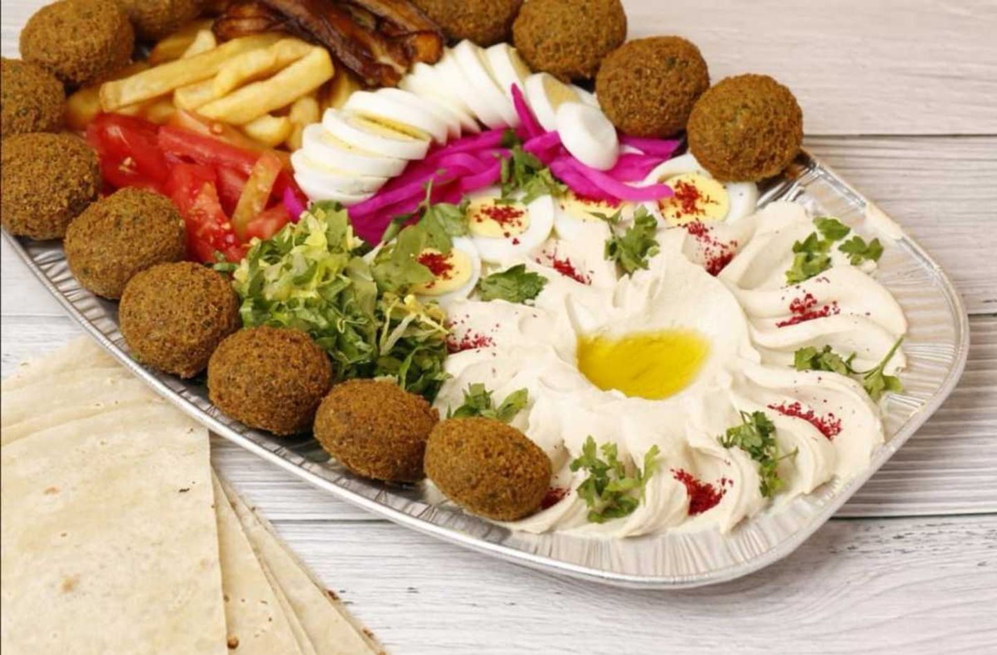 صحن مشكل فلافل - صغير