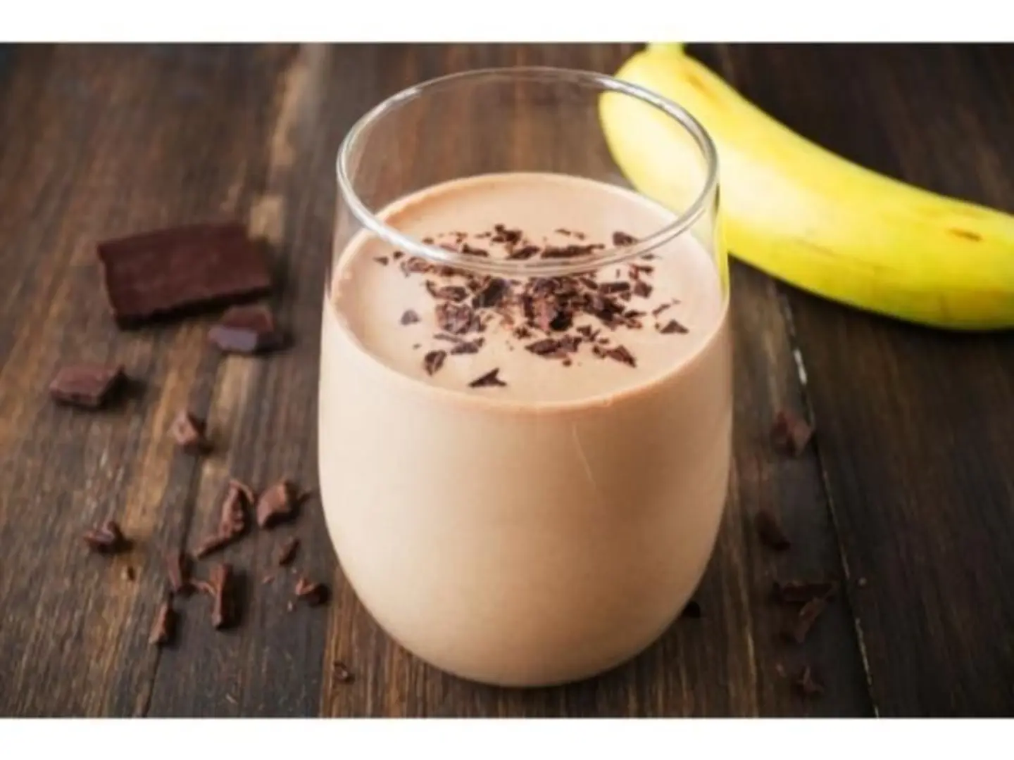 Banana With Milk And Chocolate Juice - Small