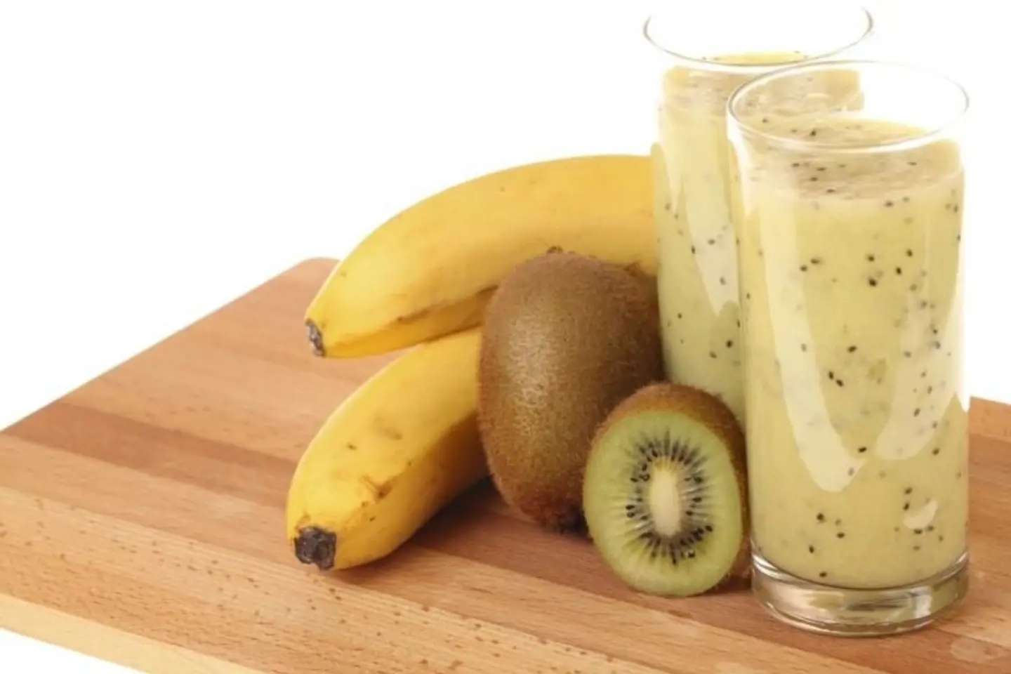 Kiwi With Banana And Milk Juice - Medium