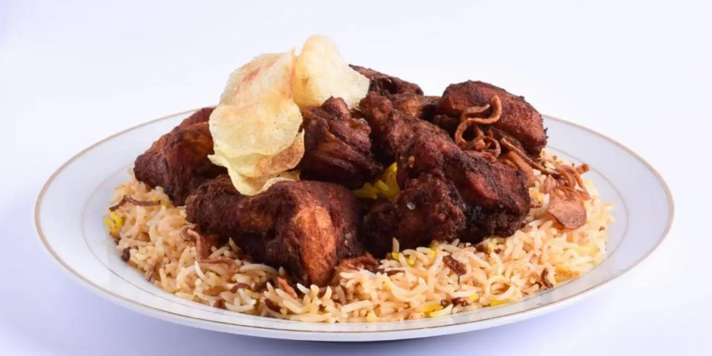 Spicy Sautéed Chicken With Basmati Rice - Half