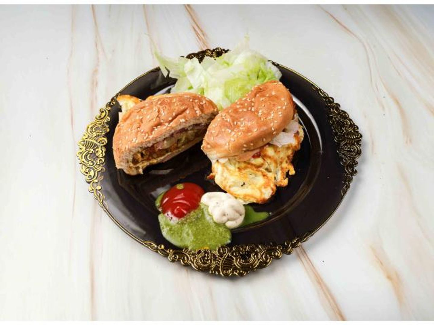 Shami Egg Burger - Single