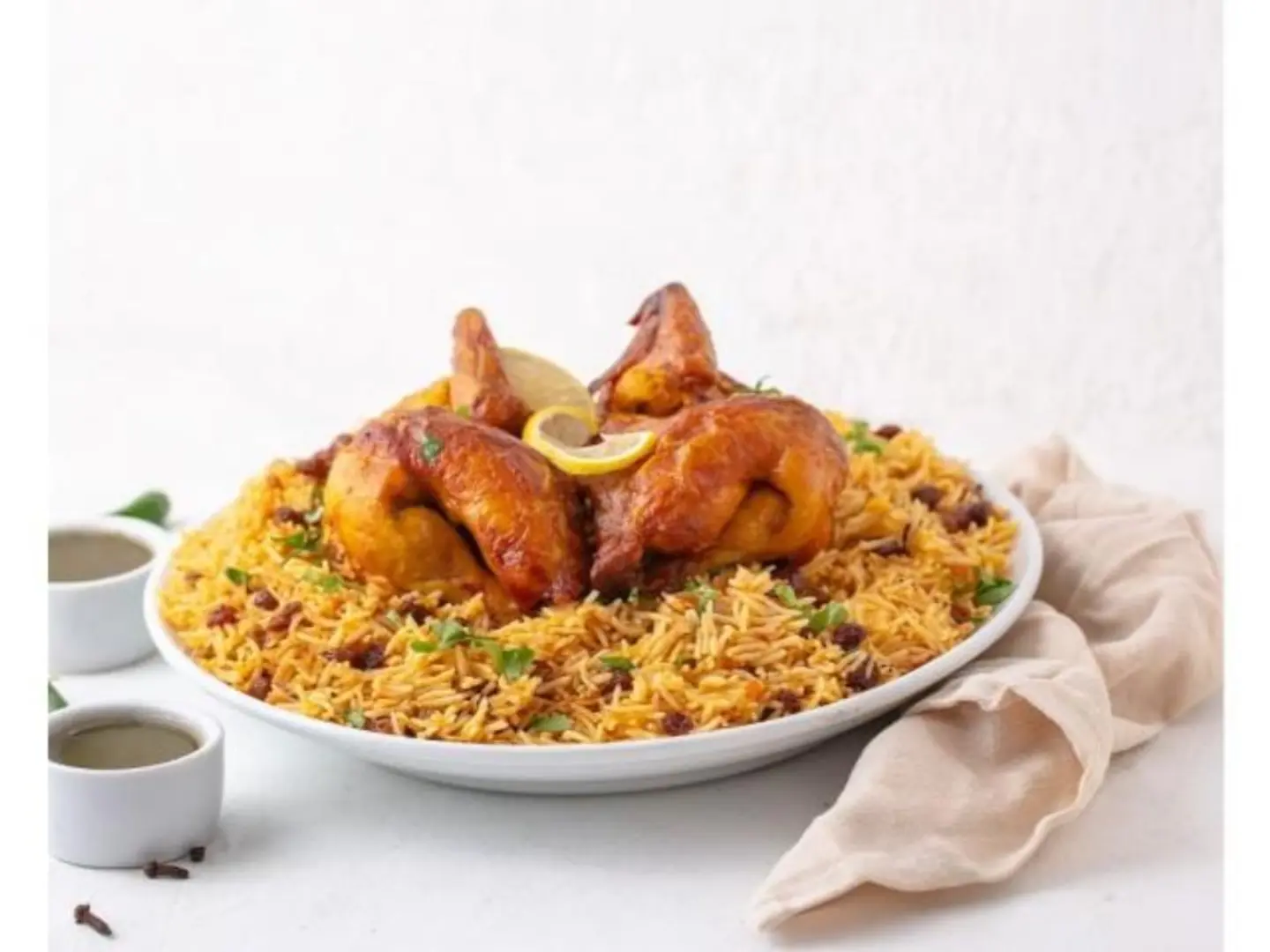 Grilled Chicken With Rice - Quarter Of A Chicken